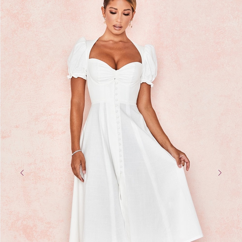 NWT House of CB Ellery White Dress SIZE XL / L+ - Picture 10 of 11
